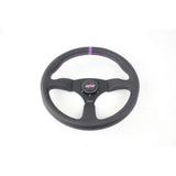 DND Performance Perforated Leather Touring Steering Wheel - Purple