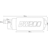 DeatschWerks DW200 Fuel Pump Mazda Miata 1989-1993