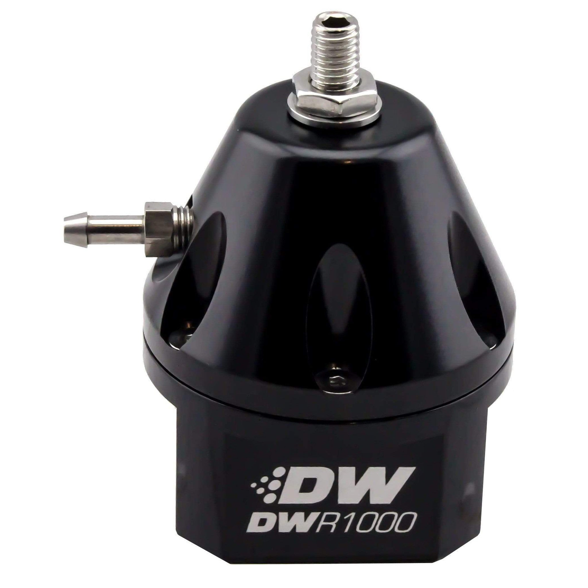 DeatschWerks DWR1000 Adjustable Fuel Pressure Regulator - Black
