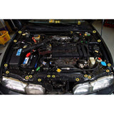 Dress Up Bolts Acura Integra DA (1989-1993) Titanium Partial Engine Bay Kit