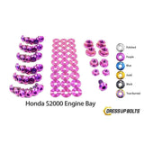 Dress Up Bolts Honda S2000 (2000-2009) AP1/AP2 Titanium Full Engine Bay Kit