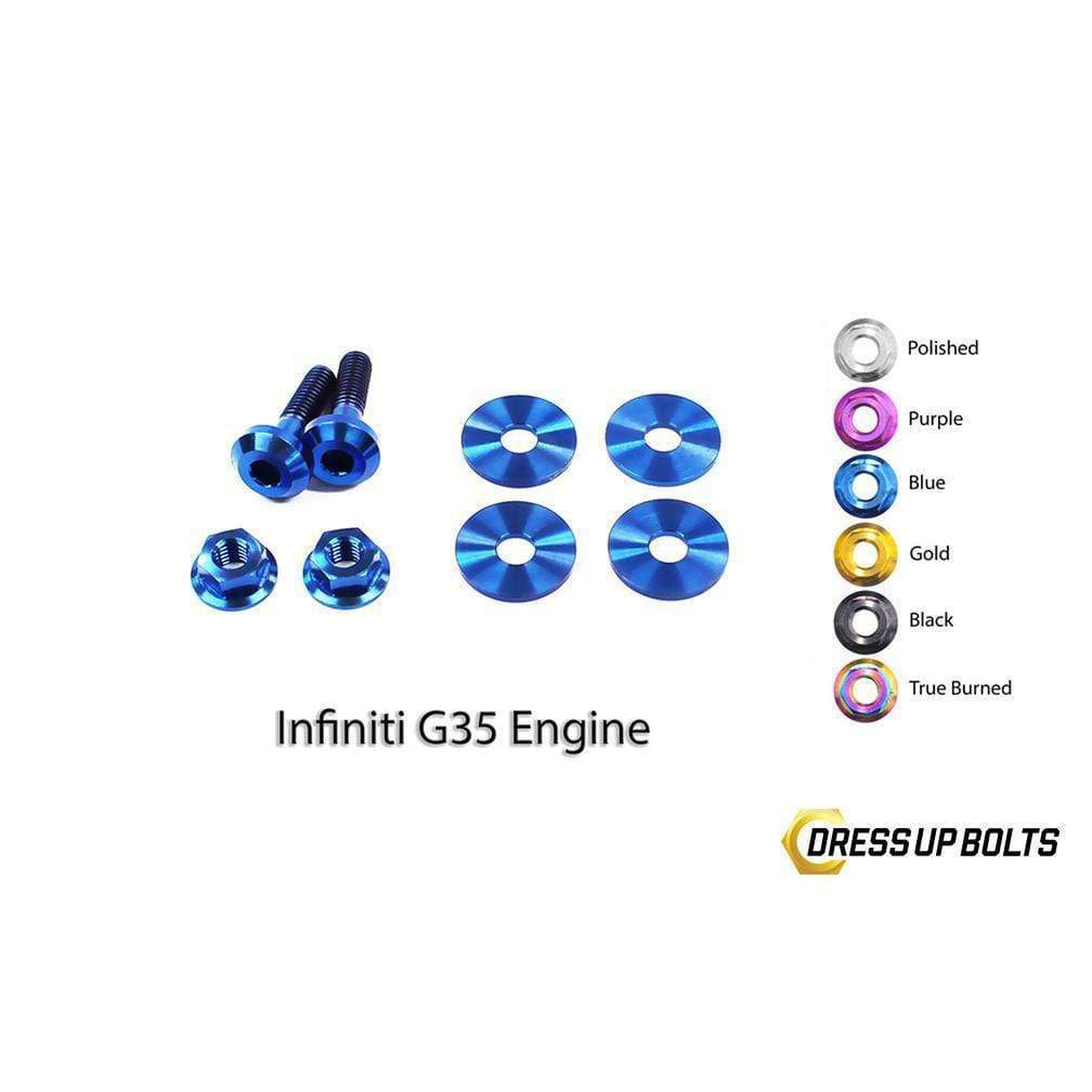 Dress Up Bolts Infiniti G35 Coupe and Sedan (2003-2007) V35 Titanium Engine Kit