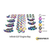 Dress Up Bolts Infiniti G37 Coupe and Sedan (2008-2013) V36 Titanium Engine Bay Kit