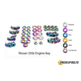 Dress Up Bolts Nissan 350Z (2003-2008) Z33 Titanium Engine Bay Kit