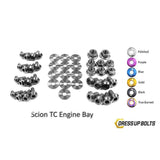 Dress Up Bolts Scion tC (2005-2010) Titanium Engine Bay Kit