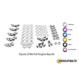 Dress Up Bolts Toyota 86 (2013-2019) Titanium Full Engine Bay Kit