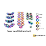 Dress Up Bolts Toyota Supra (1993-2002) MKIV Titanium Engine Bay Kit