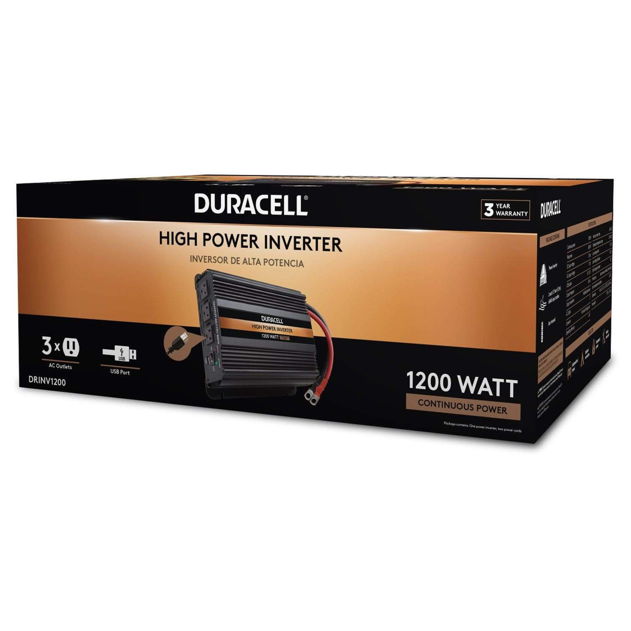 Duracell 1200W Power Inverter - Universal