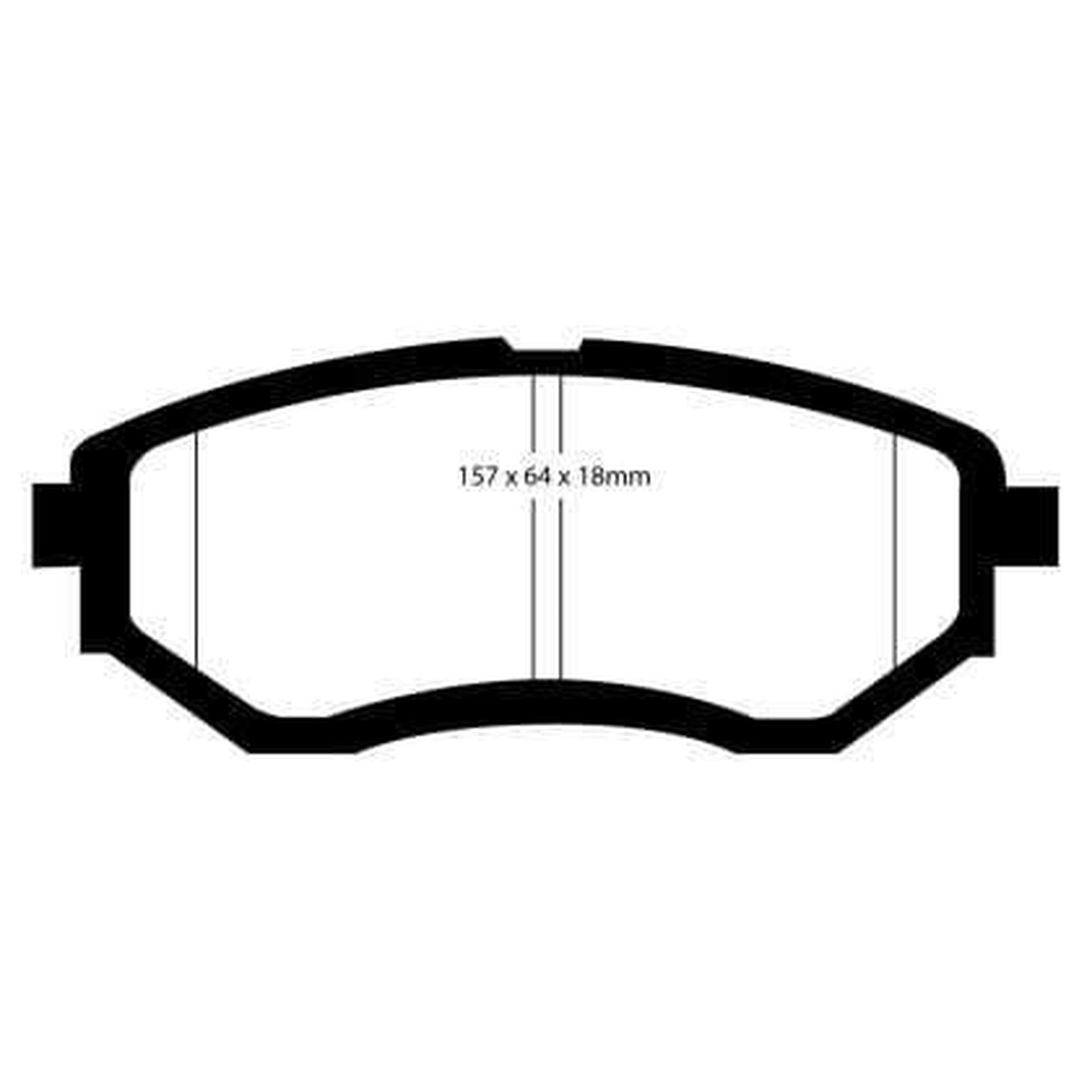 EBC Bluestuff Front Brake Pads Subaru WRX 2015-2021