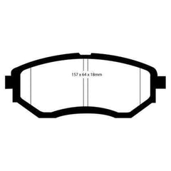 EBC Bluestuff Front Brake Pads Subaru WRX 2015-2021