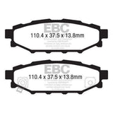 EBC Redstuff Rear Brake Pads 2008-2021 WRX / 2005-2010 Legacy 2.5 Models / 3.0R (Non-Turbo) / 2009-2012 Forester - All Models
