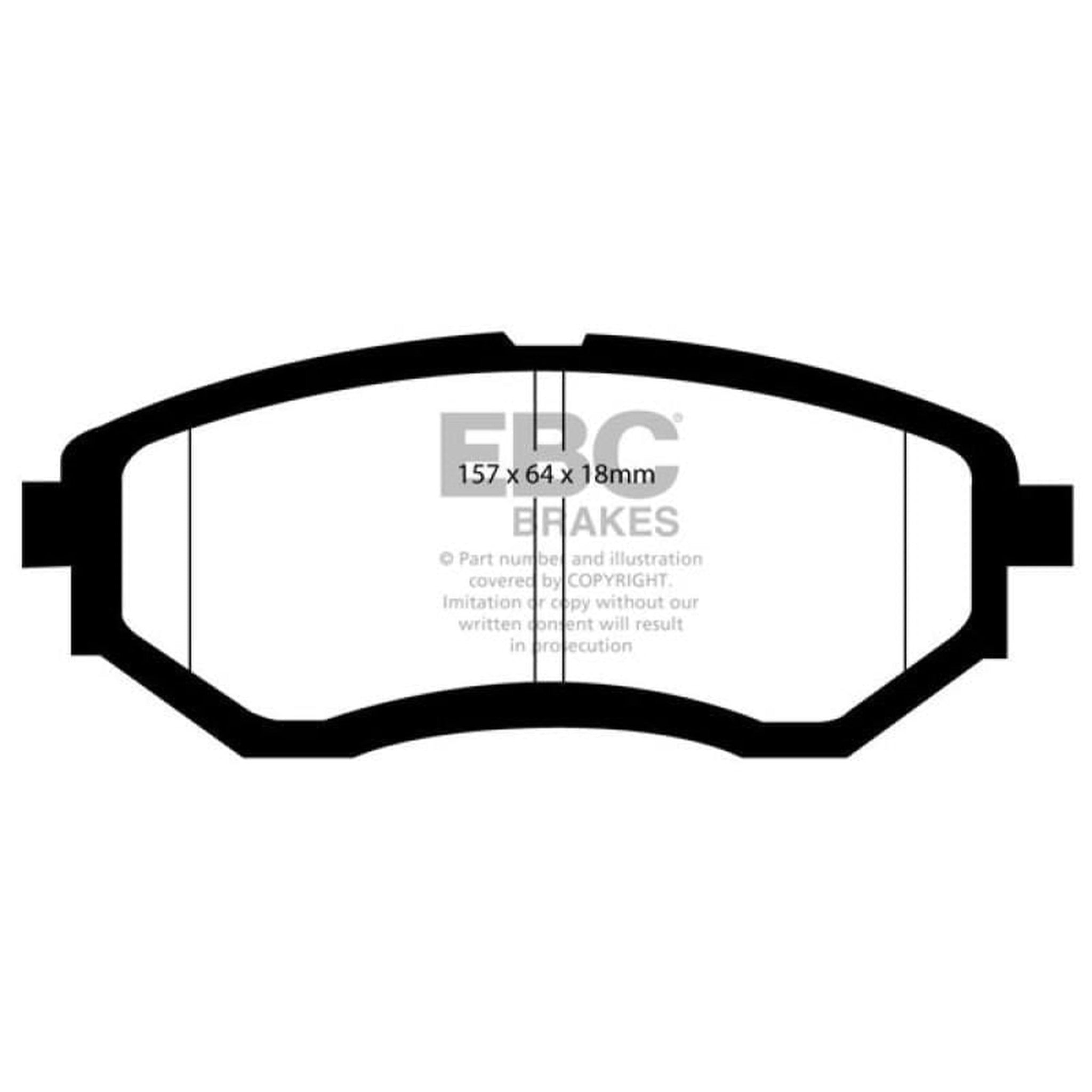 EBC Ultimax2 Replacement Front Brake Pads Subaru WRX 2015-2021 | UD1078
