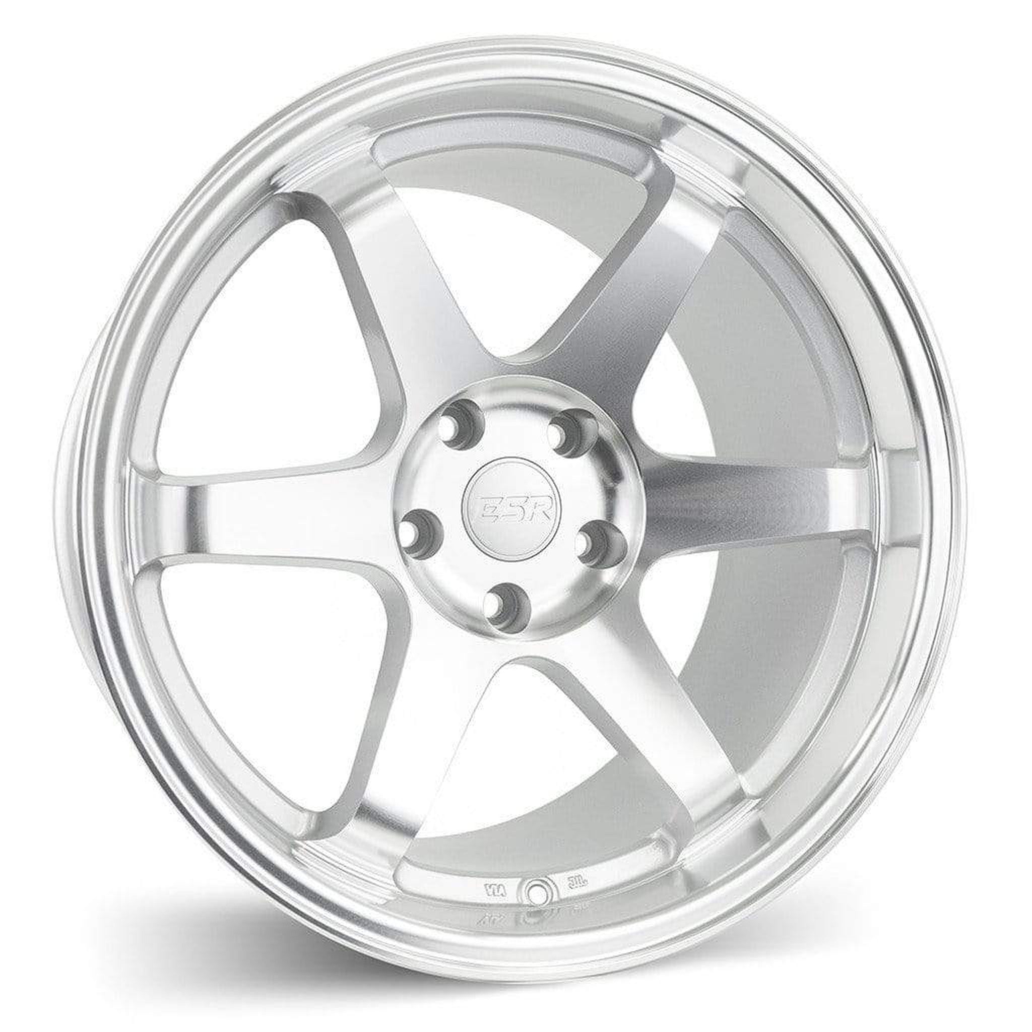 ESR 18x9.5 5x100 +22 73.1 Machine Face Machine Lip SR07 Wheel