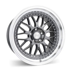ESR 18x9.5 5x120 +35 72.6 Gunmetal Machine Lip SR01 Wheel
