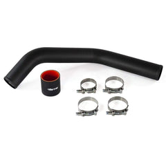 ETS Rear Upper Pipe Only Wrinkle Black 2008-2016 Mitsubishi EVO X | 100-10-ICP-006