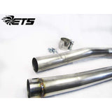 ETS Stainless Single Exit Cat Back Exhaust 2008-2015 Mitsubishi EVO X | 100-10-EXH-010