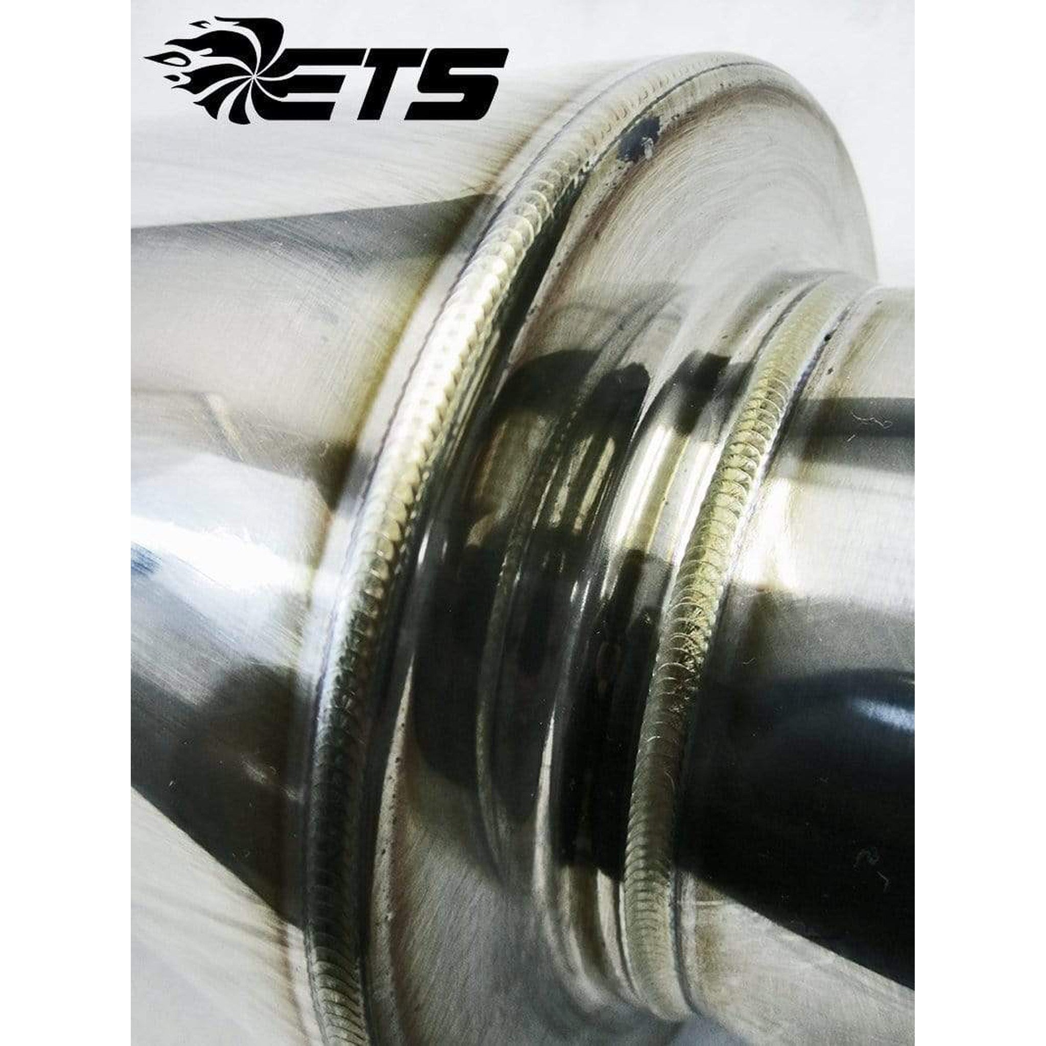 ETS Stainless Single Exit Cat Back Exhaust 2008-2015 Mitsubishi EVO X | 100-10-EXH-010