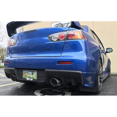 ETS V3 Dual Muffler Cat Back Exhaust 2008-2015 Mitsubishi EVO X | 100-10-EXH-008