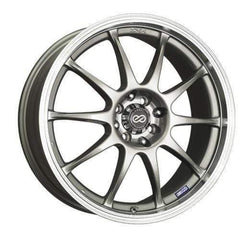 Enkei J10 15x6.5 5x100/114.3 38 2 Silver w/ Machined Lip | 409-565-02SP
