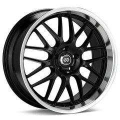 Enkei Lusso 18x8 45 5x112 Black w/ Machined Lip | 469-880-4445BK