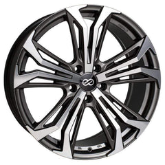 Enkei Vortex 5 17x7.5 45 5x100 - Anthracite Machined | 510-775-8045AM