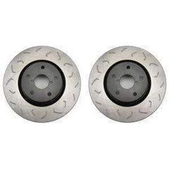FactionFab Front Brake Rotor Dual Drilled 5x100 / 5x114.3 Kit Subaru STI 2018-2021