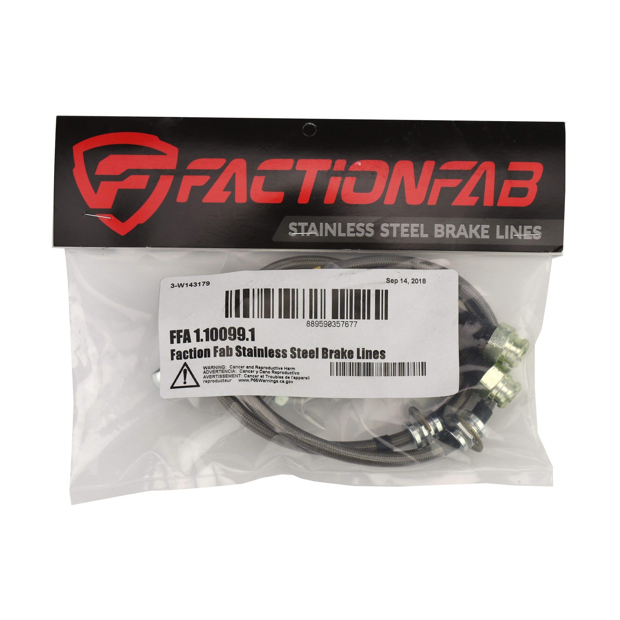 FactionFab Front Stainless Steel Brake Lines Subaru Impreza 1993-2001