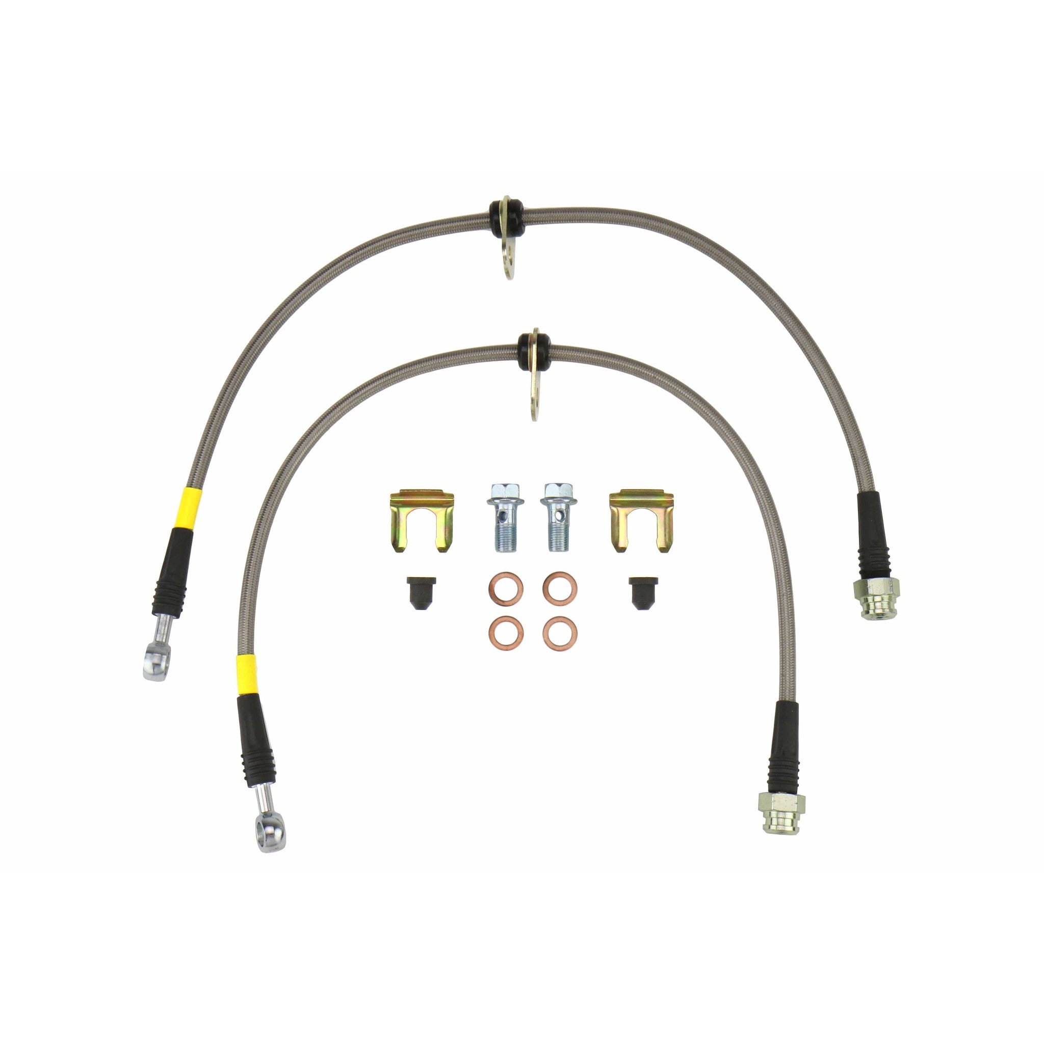 FactionFab Front Stainless Steel Brake Lines Subaru STI 2008-2017