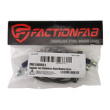 FactionFab Rear Stainless Steel Brake Lines Subaru WRX 2008-2021