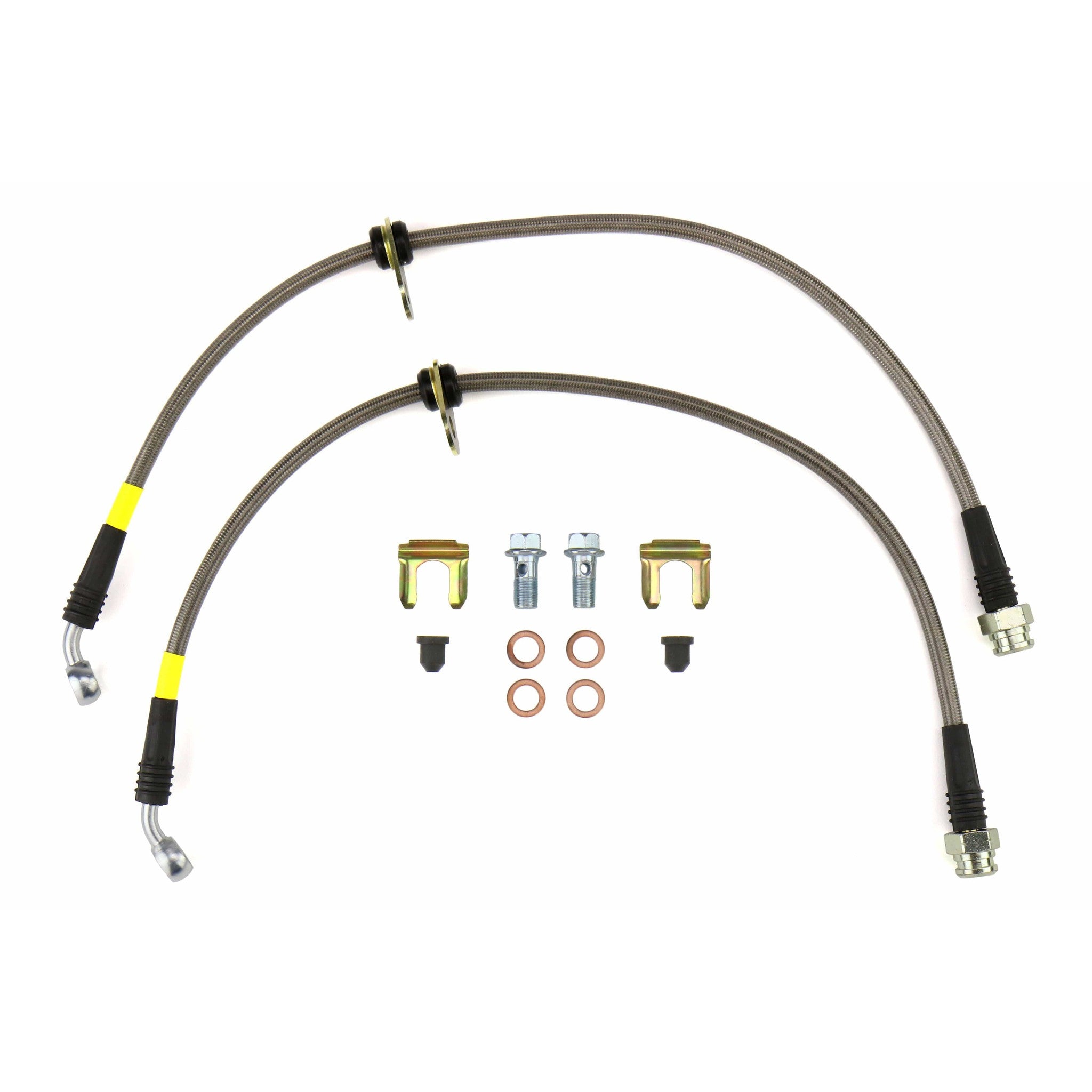 FactionFab Rear Stainless Steel Brake Lines Subaru WRX 2008-2021