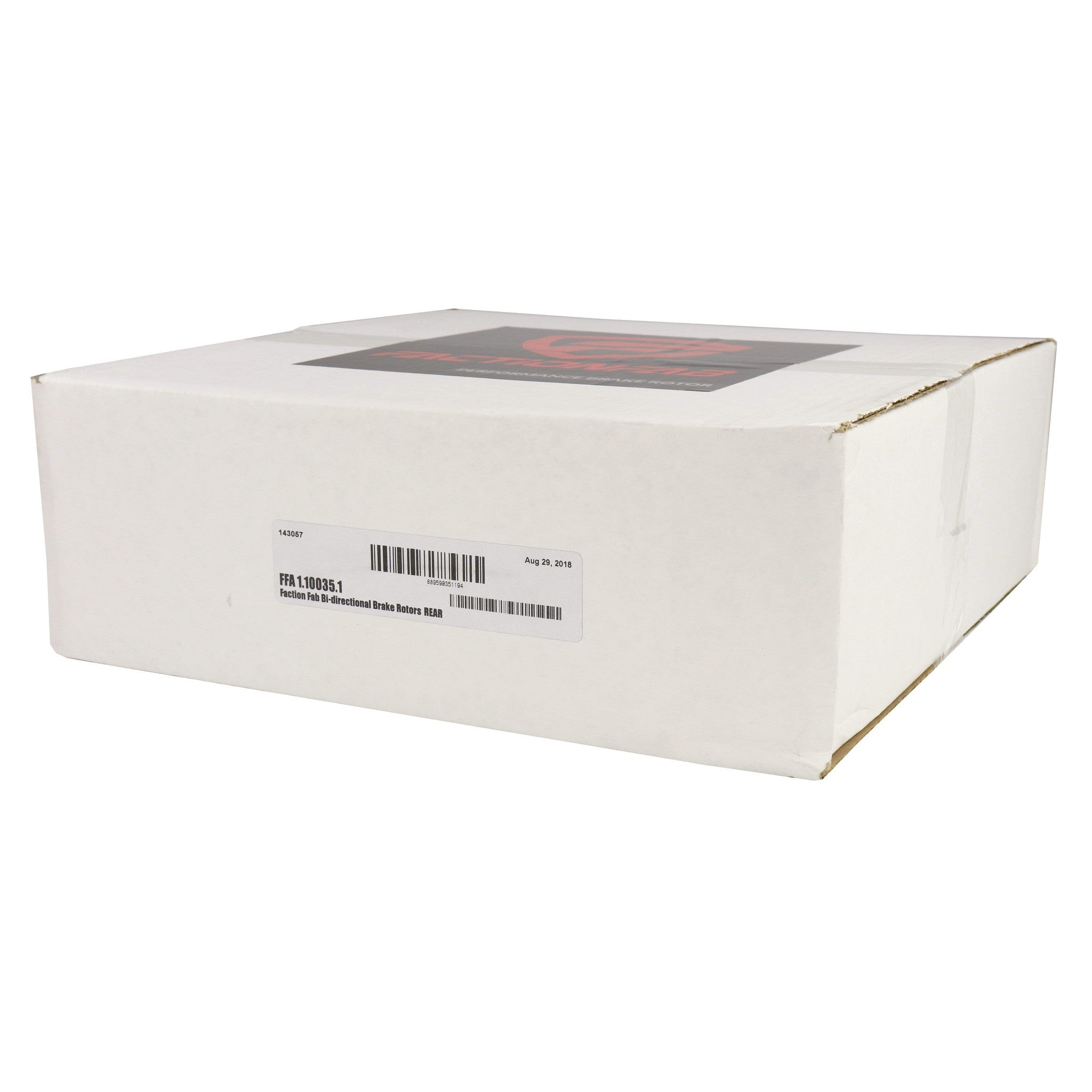 FactionFab Slotted Rear Brake Rotor Subaru WRX 2002-2005 | 1.10035.1