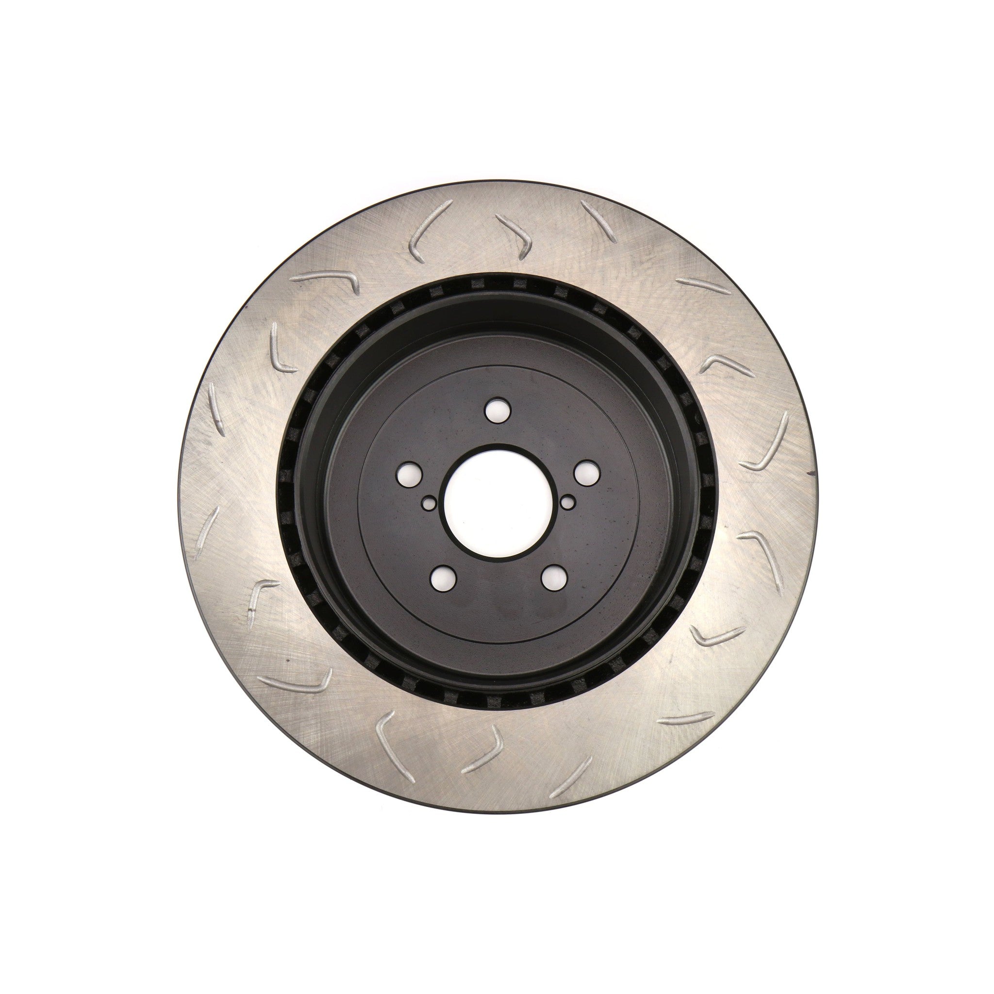 FactionFab Swept Slot Bi-Directional Brake Rotor Pair Rear Subaru STI 2004