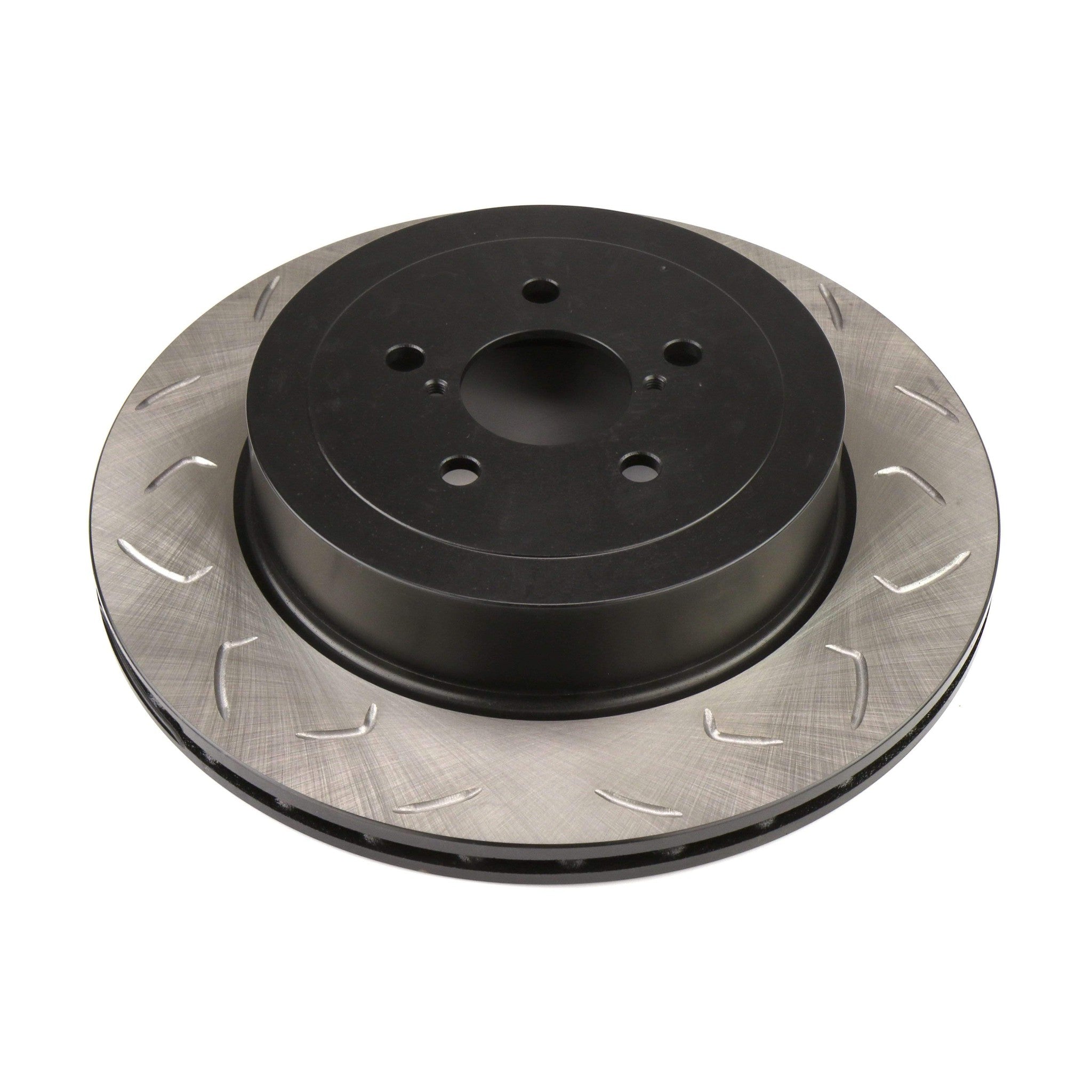 FactionFab Swept Slot Bi-Directional Brake Rotor Pair Rear Subaru STI 2004