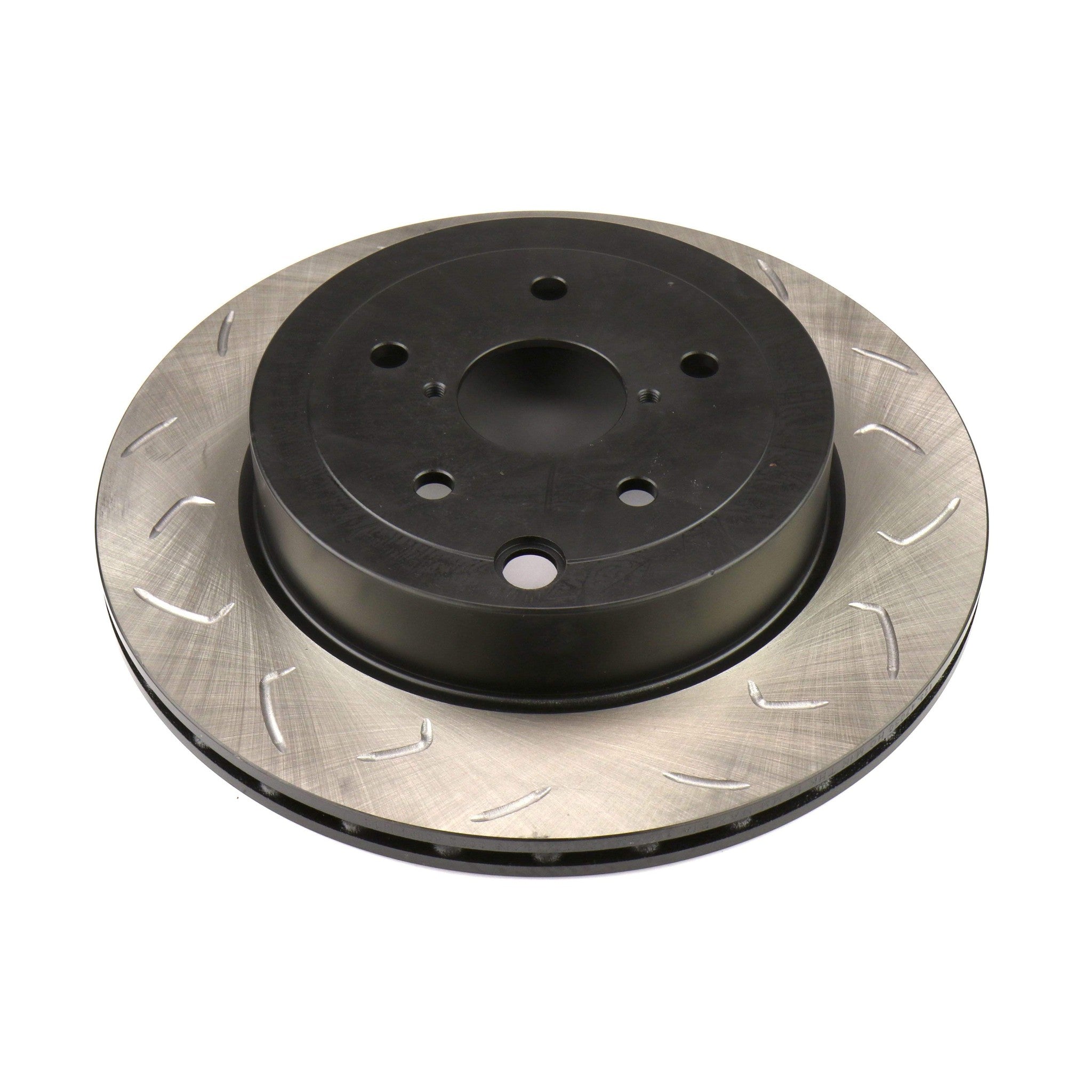 FactionFab Swept Slot Bi-Directional Brake Rotor Pair Rear Subaru STI 2008-2017