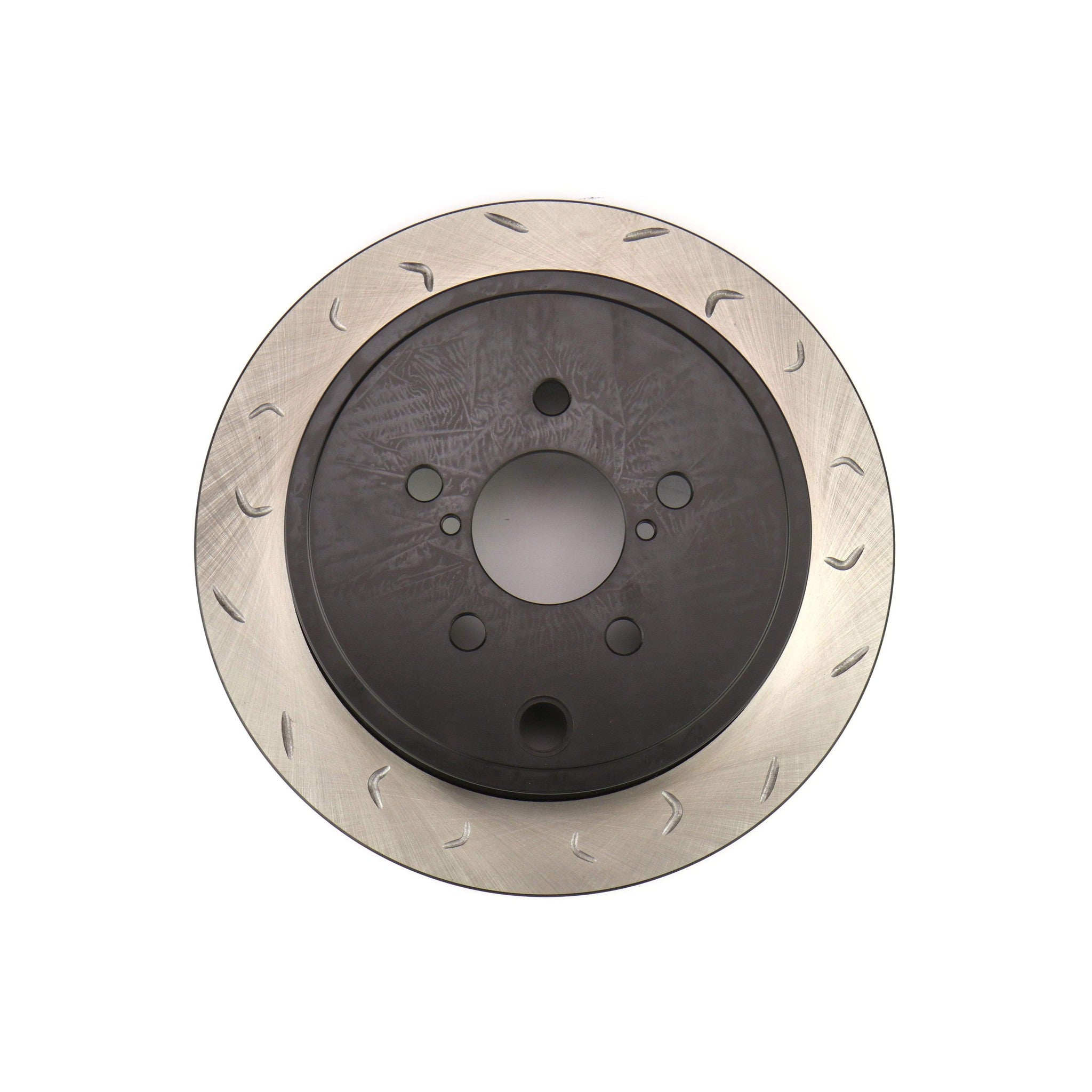 FactionFab Swept Slot Bi-Directional Rotor Pair Rear Subaru WRX 2008-2014 | FFA1.10044.1-G
