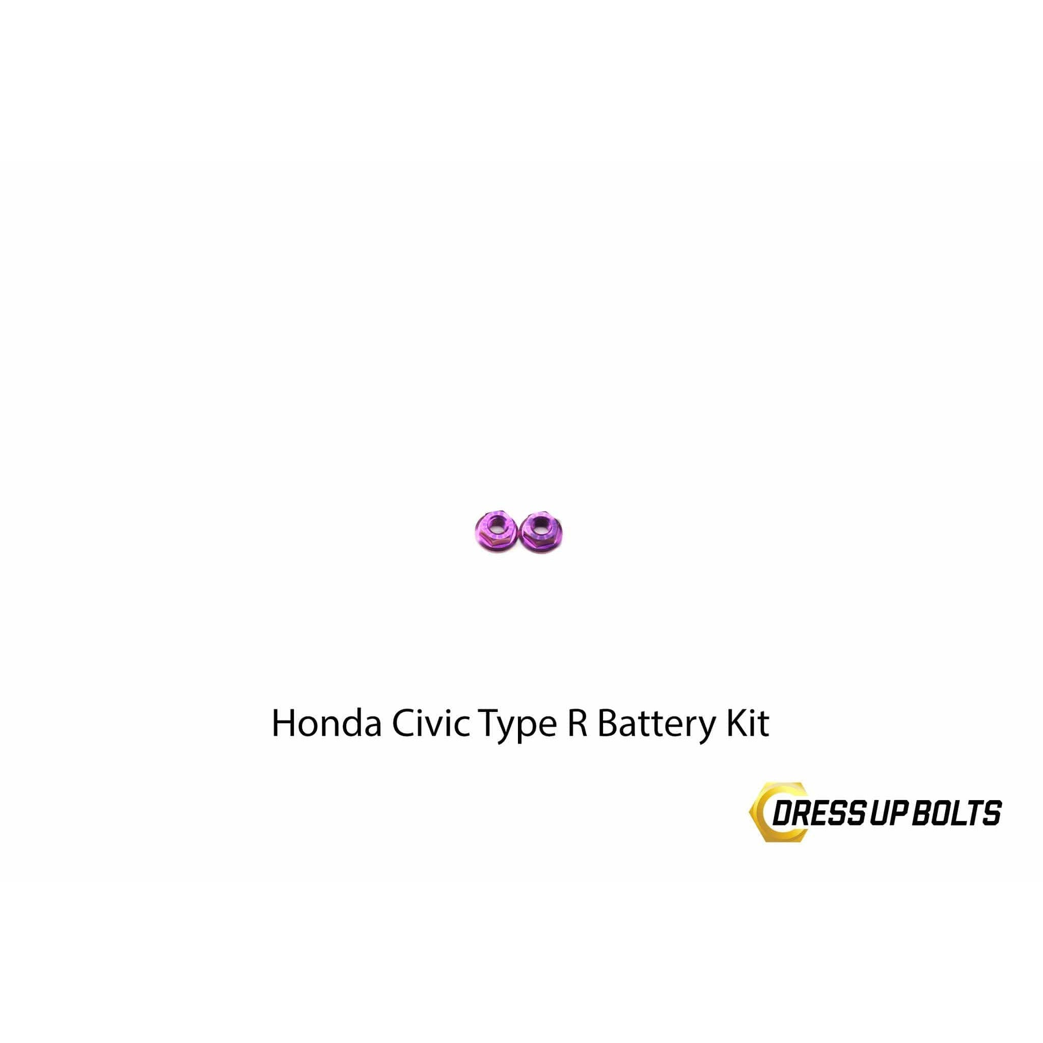 Fast Turn Fittings Honda Civic Type R (2017-2019) Titanium Fast Turn Fittings Battery Kit