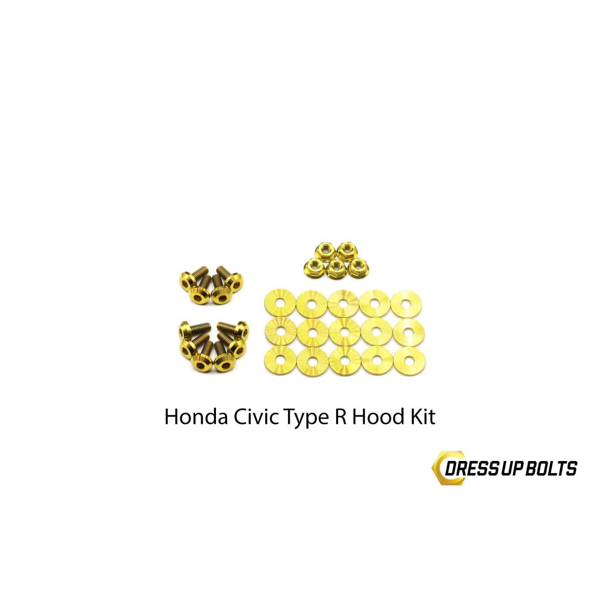 Fast Turn Fittings Honda Civic Type R (2017-2019) Titanium Hood Kit