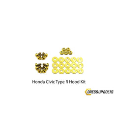 Fast Turn Fittings Honda Civic Type R (2017-2019) Titanium Hood Kit