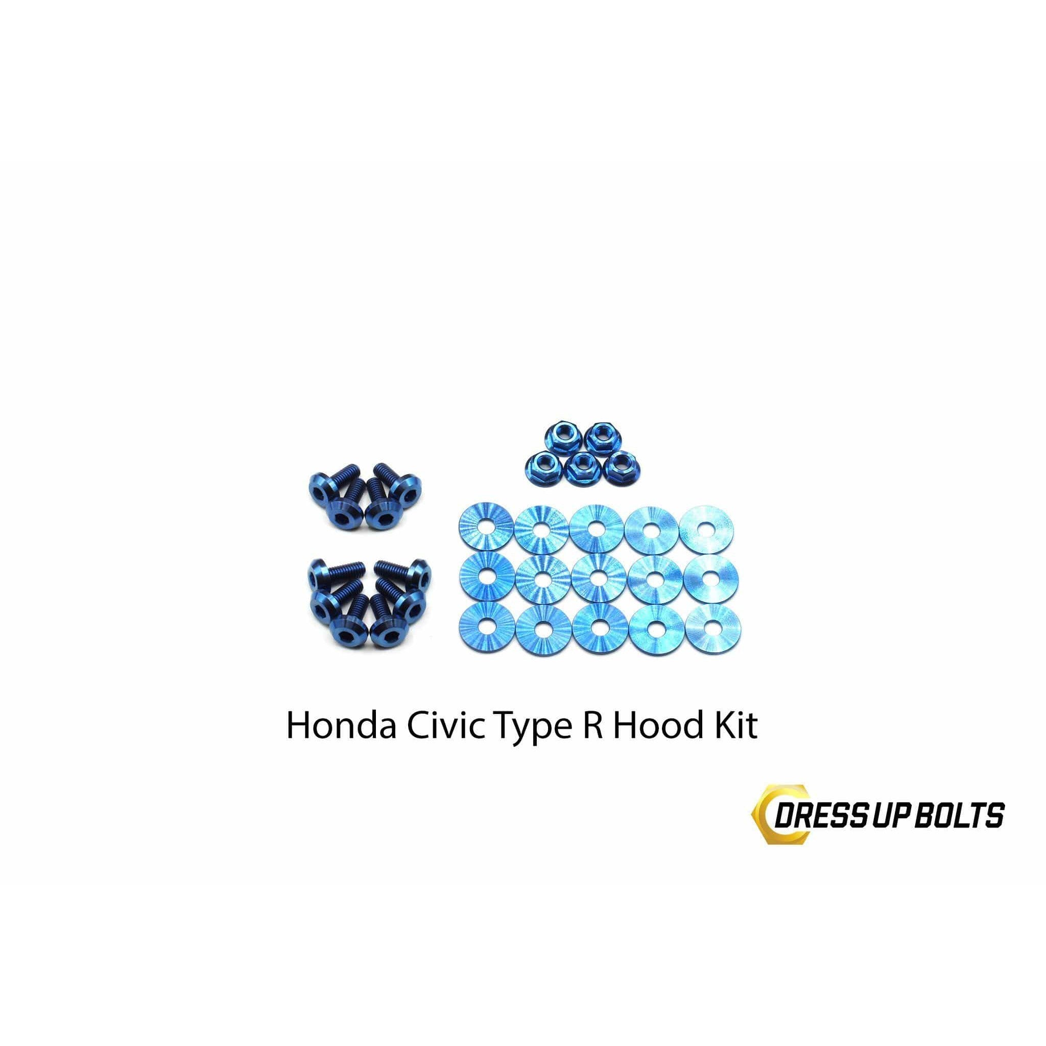 Fast Turn Fittings Honda Civic Type R (2017-2019) Titanium Hood Kit