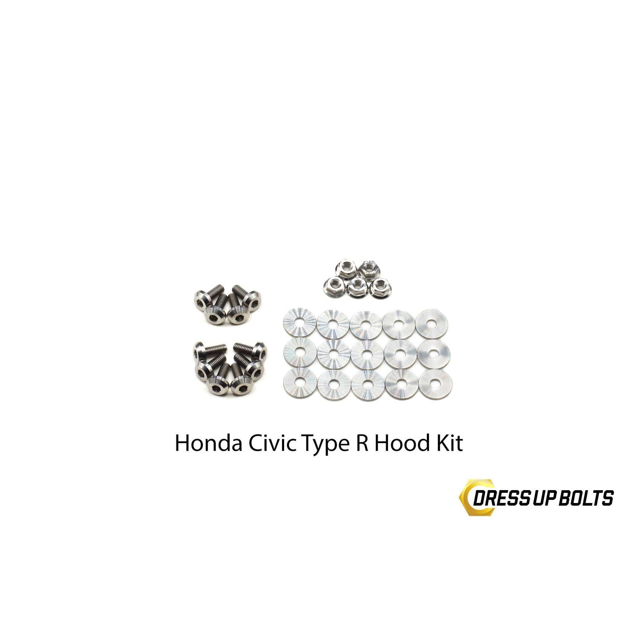 Fast Turn Fittings Honda Civic Type R (2017-2019) Titanium Hood Kit