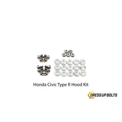 Fast Turn Fittings Honda Civic Type R (2017-2019) Titanium Hood Kit