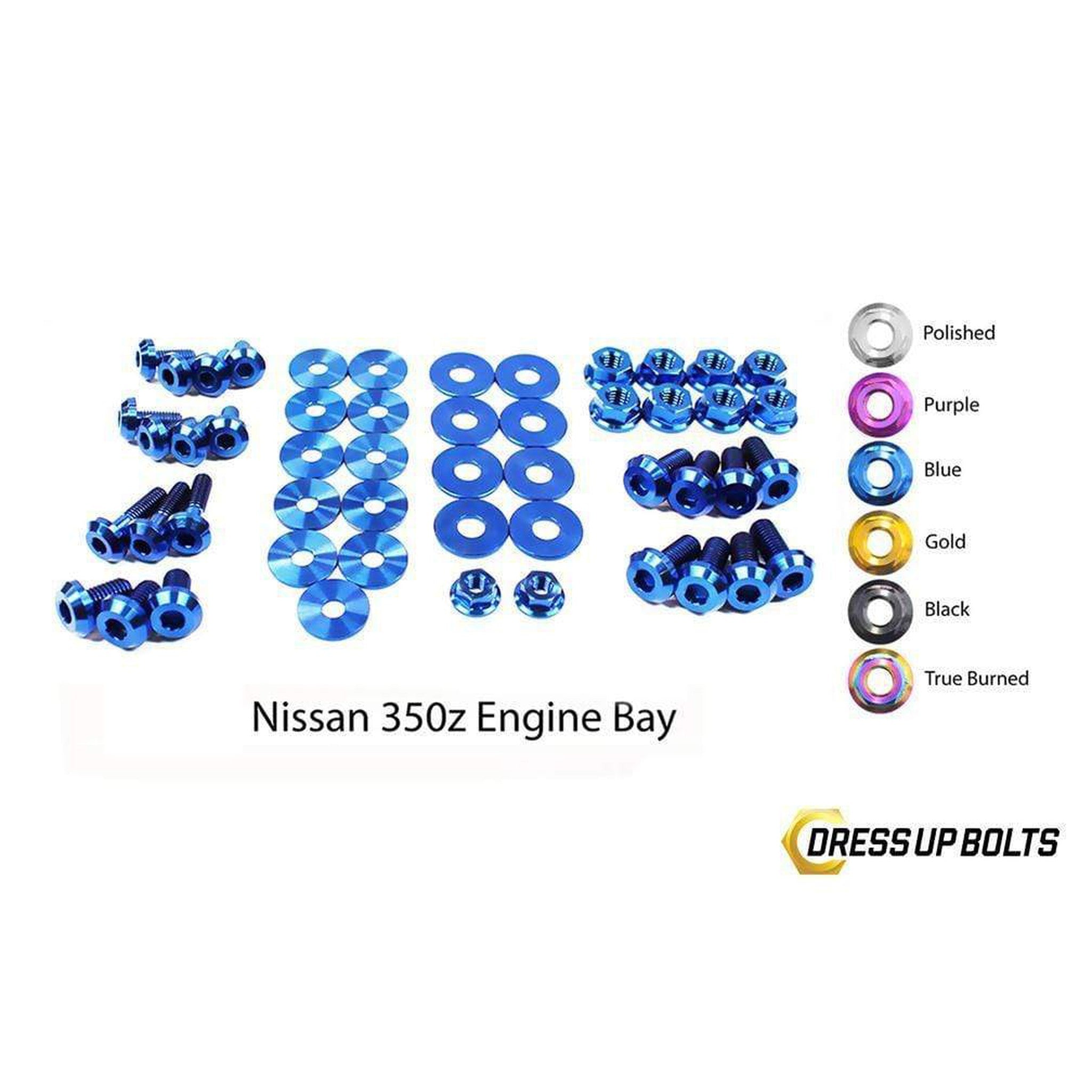 Fast Turn Fittings Nissan 350Z (2003-2008) Z33 Titanium Engine Bay Kit