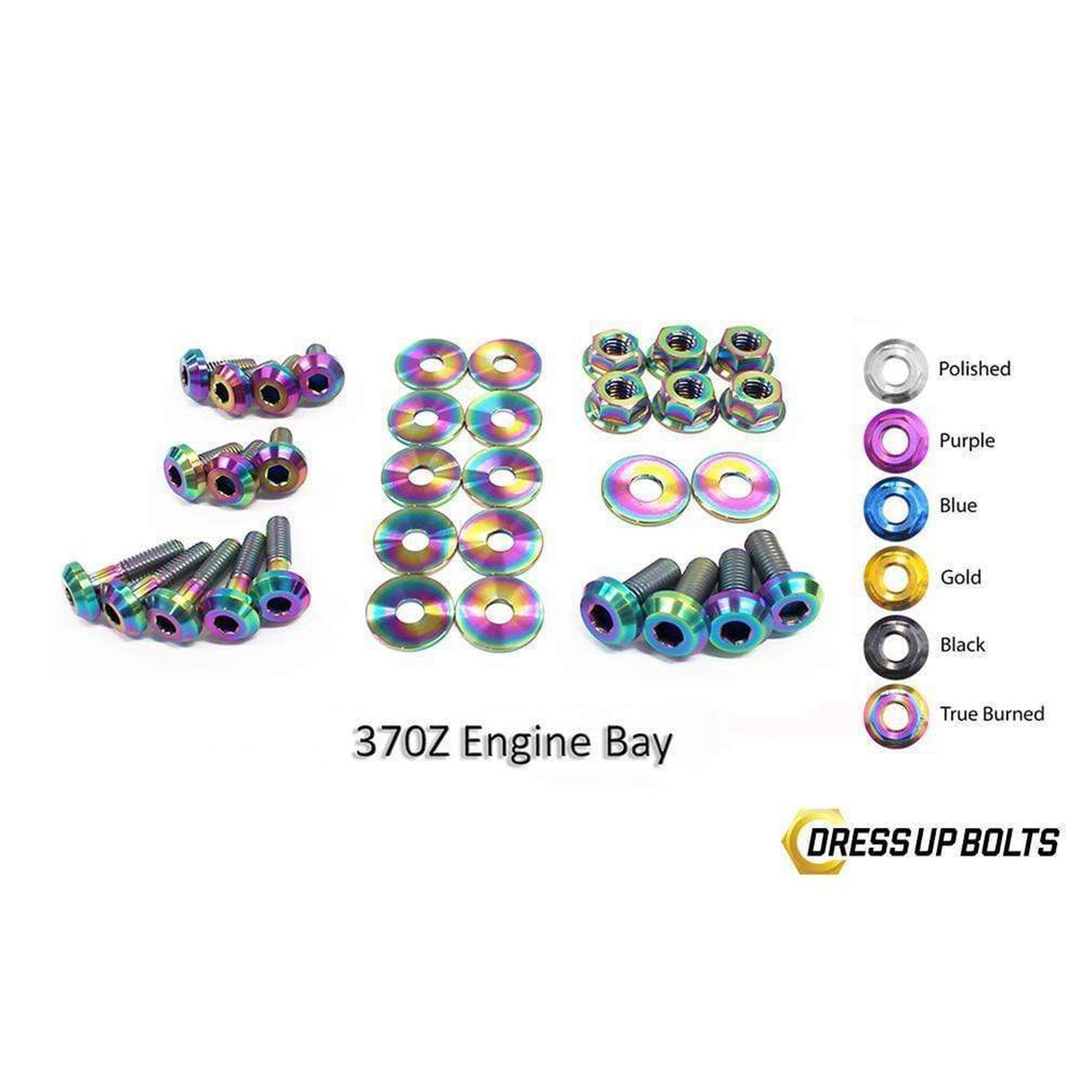 Fast Turn Fittings Nissan 370Z (2009-2019) Z34 Titanium Engine Bay Kit