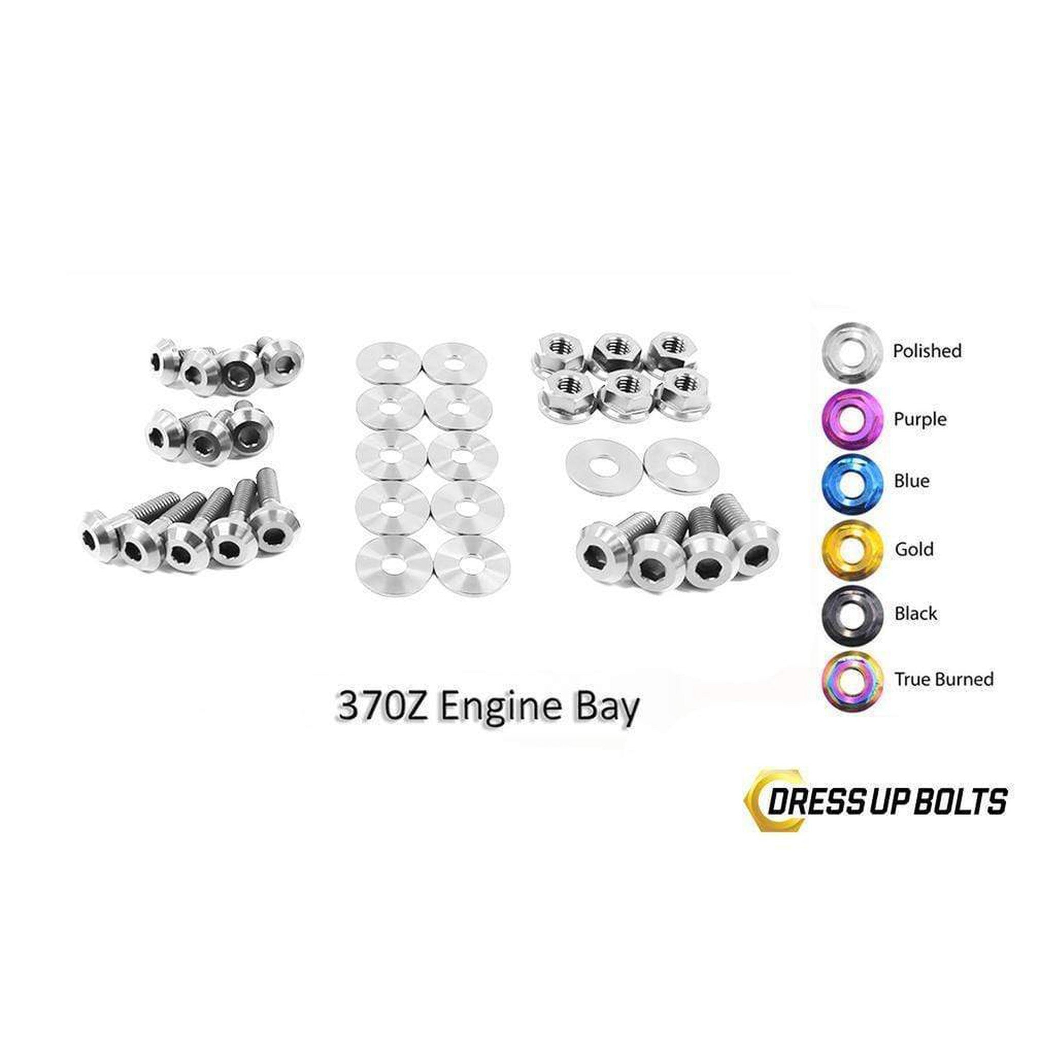 Fast Turn Fittings Nissan 370Z (2009-2019) Z34 Titanium Engine Bay Kit