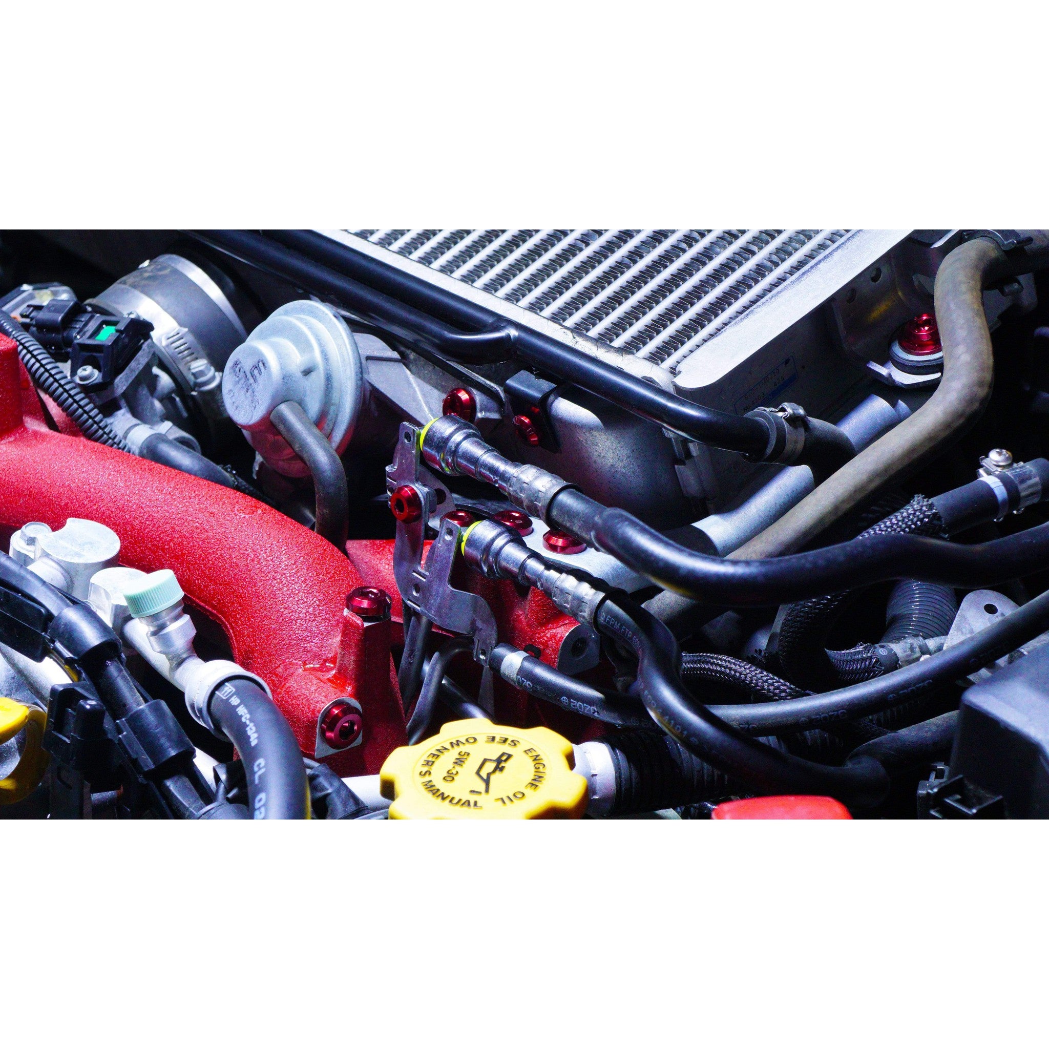 Fast Turn Fittings Stage 2 Titanium Hardware Engine Kit Subaru STI EJ257 Engine 2015-2021