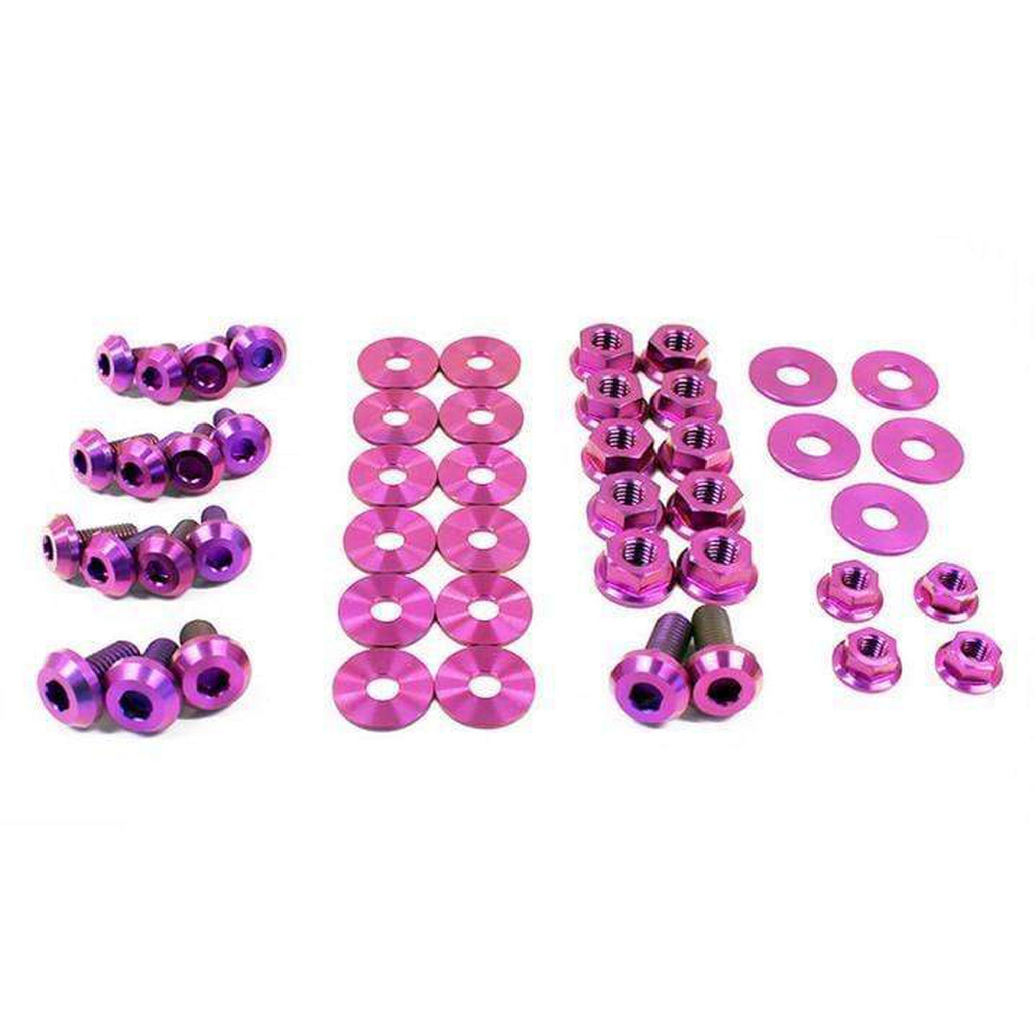 Fast Turn Fittings Titanium 48pc Engine Bay Kit Subaru WRX / STI 2015-2021 VA