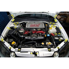 Fast Turn Fittings Titanium Engine Bay Kit Subaru WRX / STI 2004-2005