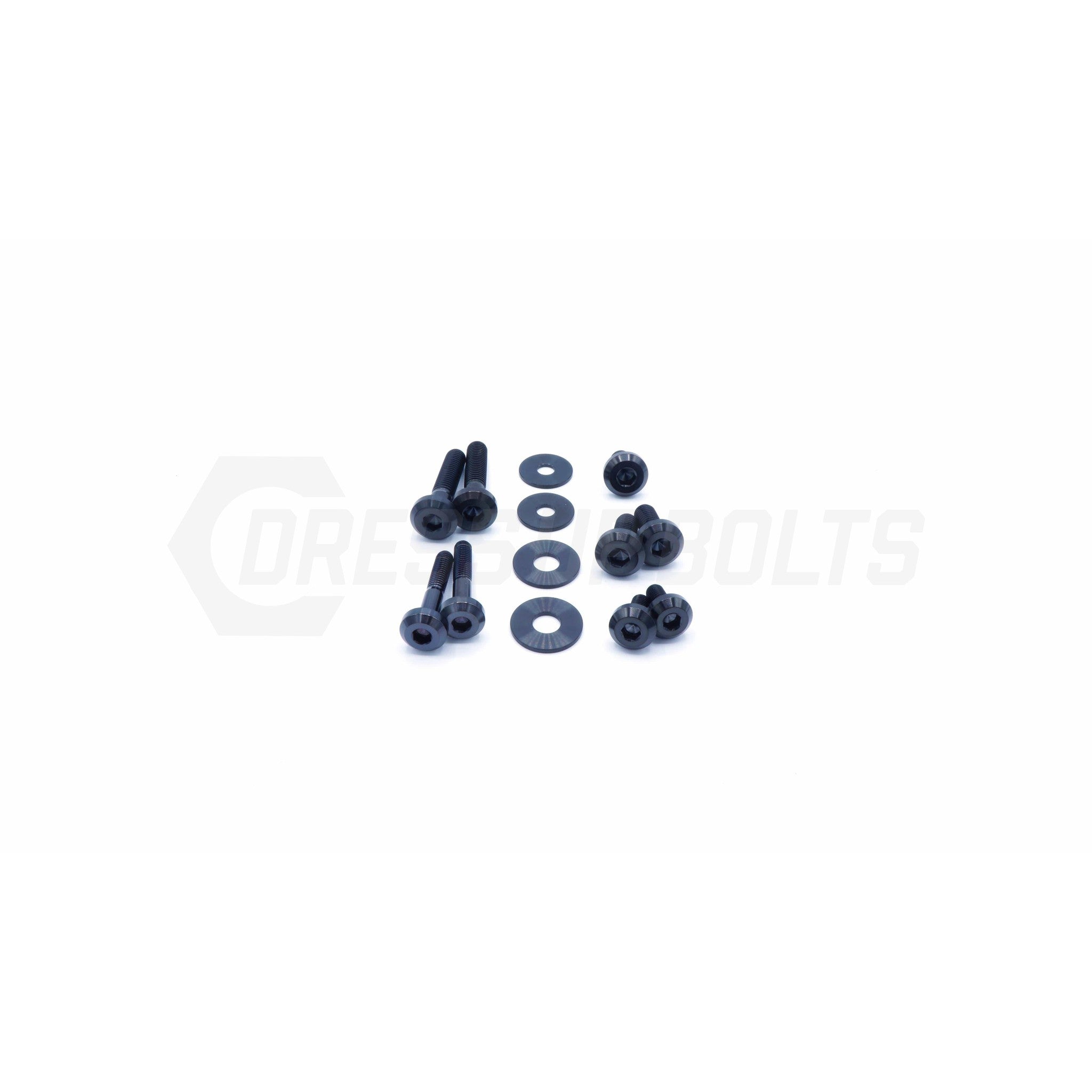 Fast Turn Fittings Titanium Hardware Intercooler Kit Subaru STI EJ257 2015-2021