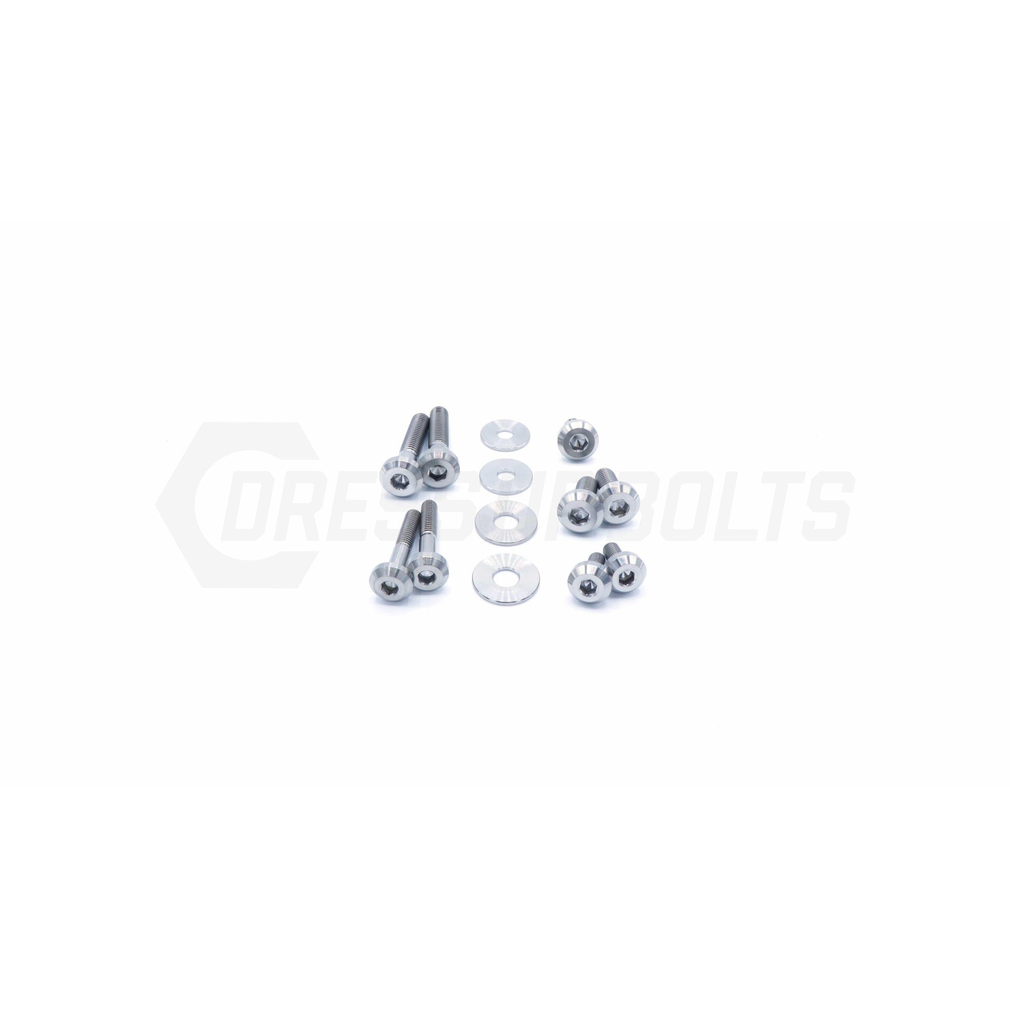 Fast Turn Fittings Titanium Hardware Intercooler Kit Subaru STI EJ257 2015-2021