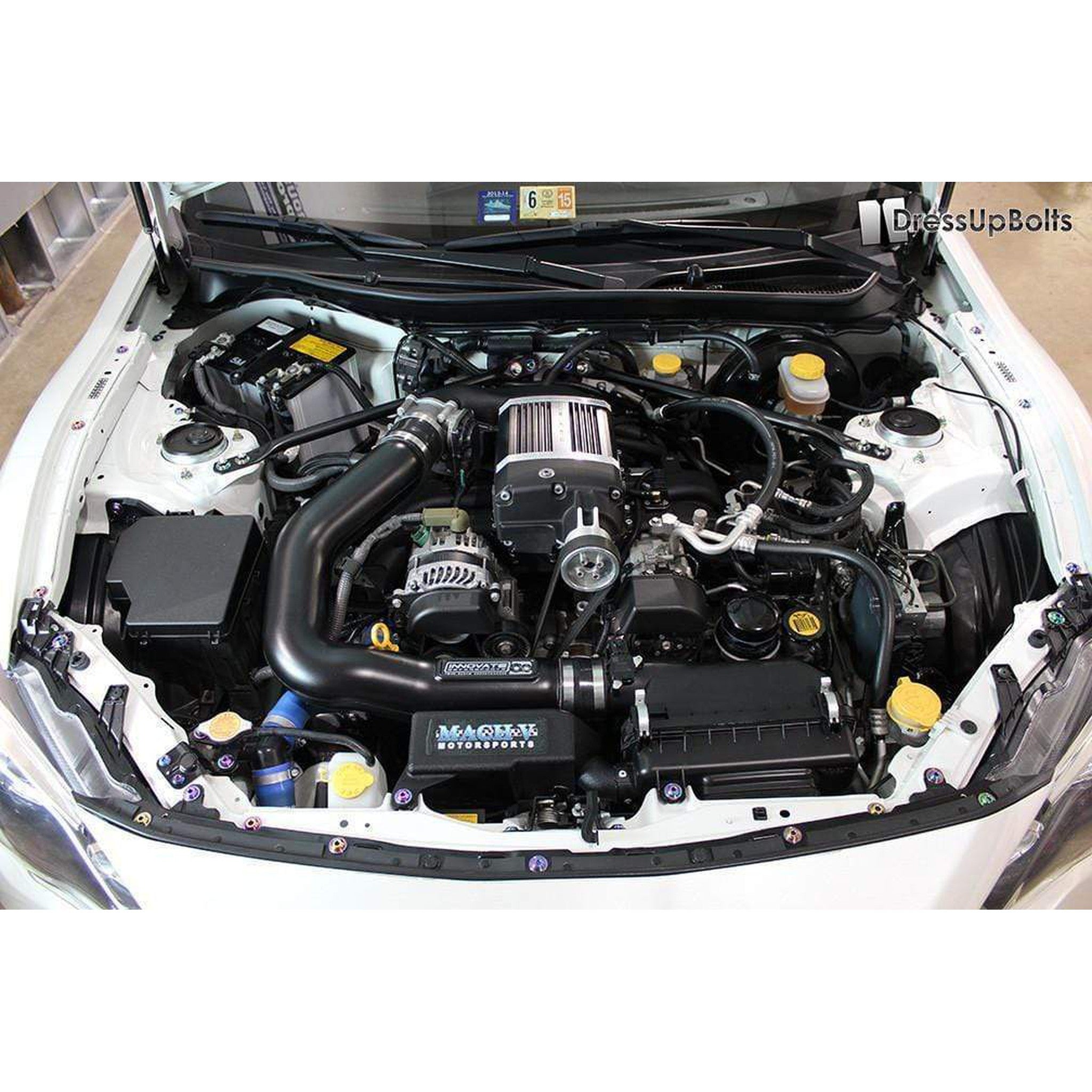 Fast Turn Fittings Titanium Partial Engine Bay Kit Scion FR-S 2013-2016